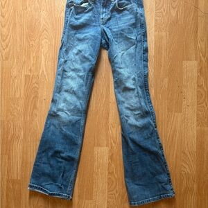 Hollister Blue Flare Wide Leg Jeans
